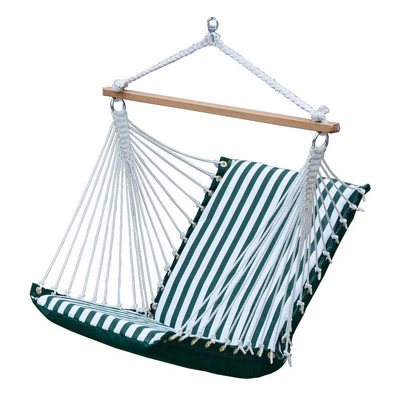 Algoma Sunbrella Soft Comfort Hanging Hammock Chair, Green