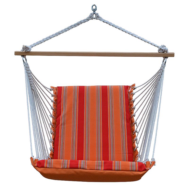 Algoma Sunbrella Soft Comfort Hanging Hammock Chair, Orange