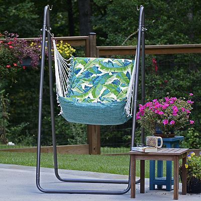Algoma hanging soft comfort hammock chair & stand deals