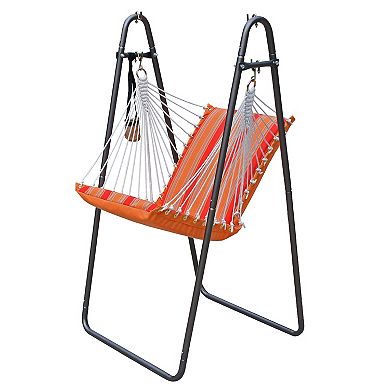 Algoma Sunbrella Hanging Soft Comfort Hammock Chair & Stand