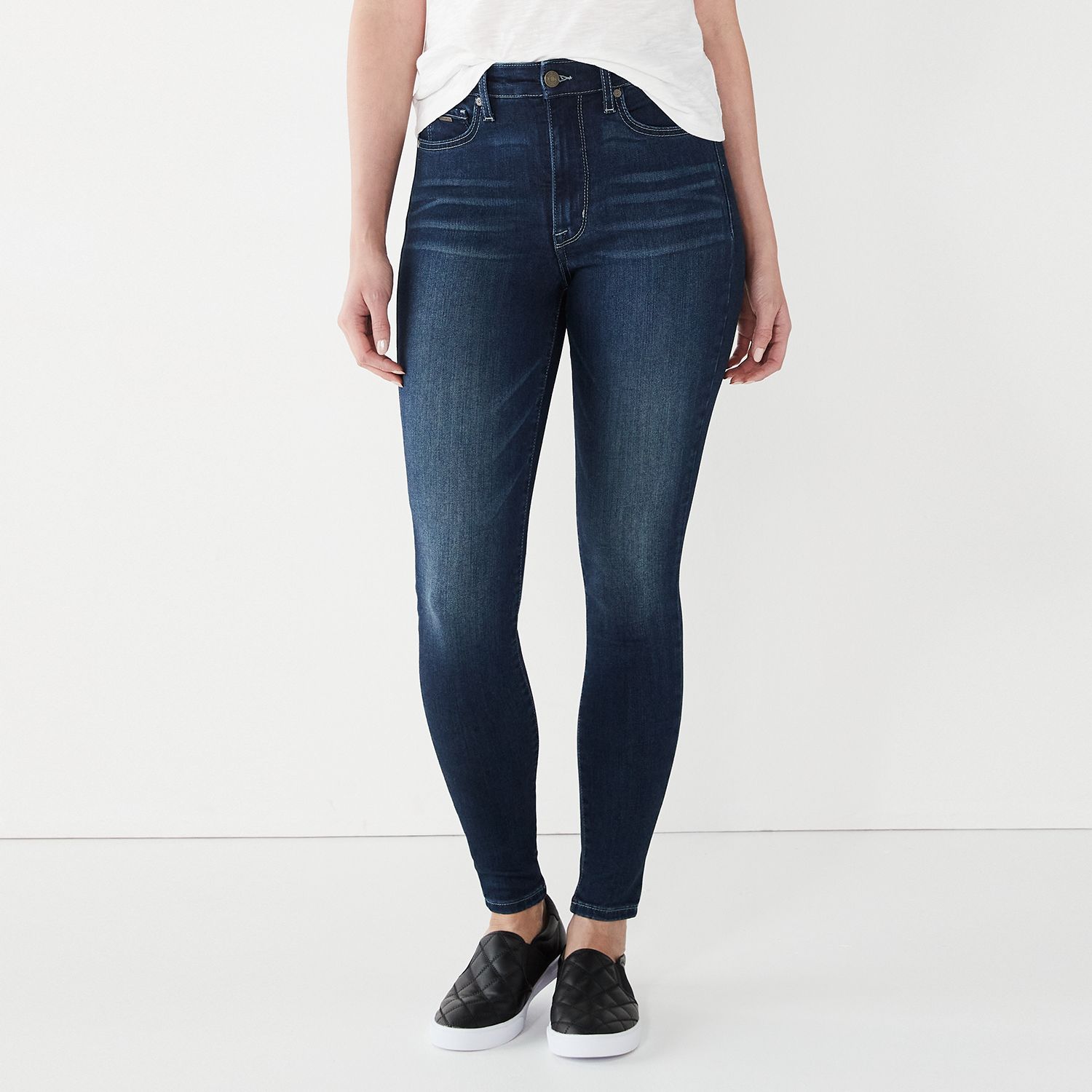 kohls high rise skinny jeans