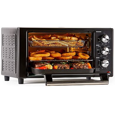PowerXL Air Fryer Grill Toaster Oven As Seen on TV - Grill, Air Fry, Rotisserie, Broil, Bake, Toast, Reheat