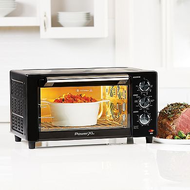 PowerXL Air Fryer Grill Toaster Oven As Seen on TV - Grill, Air Fry, Rotisserie, Broil, Bake, Toast, Reheat