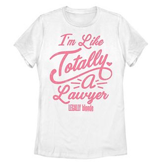 Juniors' Legally Blonde "I'm Like Totally A Lawyer" Graphic Tee