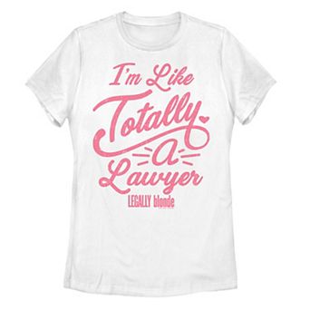 Juniors' Legally Blonde "I'm Like Totally A Lawyer" Graphic Tee