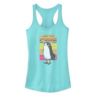 Juniors' Star Wars Retro Porg Big Tank Top