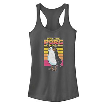 Juniors' Star Wars Retro Porg Big Tank Top