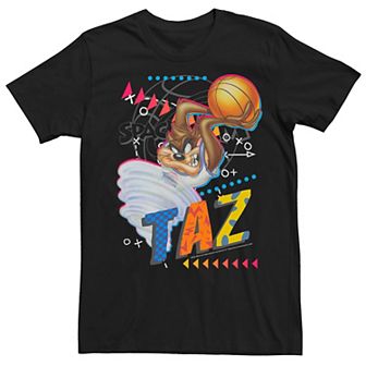 Men's Space Jam Taz Basketball Portrait Tee