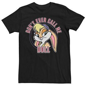 Men's Space Jam Lola Bunny Don't Ever Call Me Doll Tee