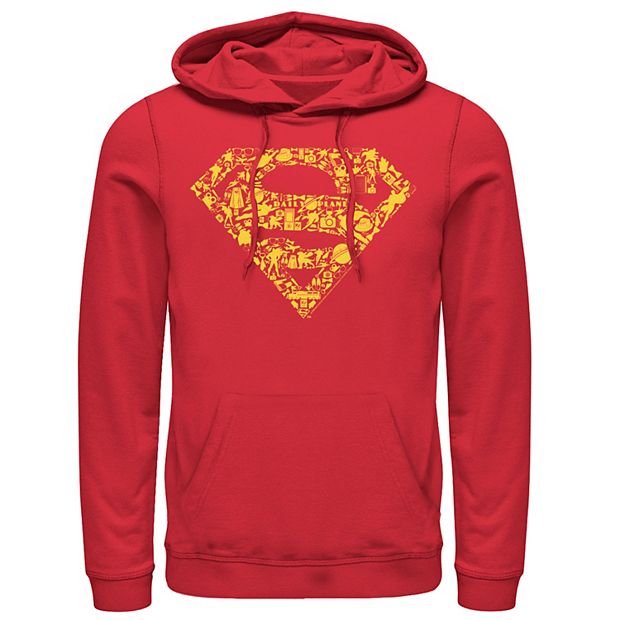 Superman best sale hoodie mens