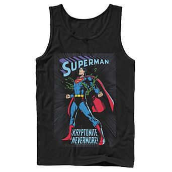 Men's DC Comics Superman In Chains Vintage Poster Tank Top