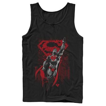 Men's DC Comics Superman Fly Up Poster Tank Top