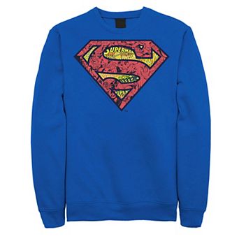Men's DC Comics Superman Comic Chest Logo Sweatshirt