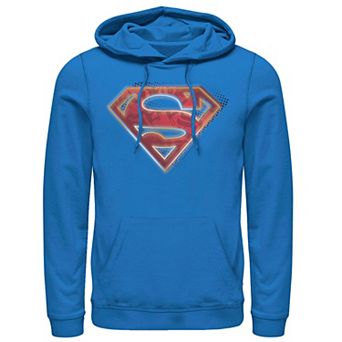 Men's DC Comics Superman Man Of Steel Chest Logo Hoodie