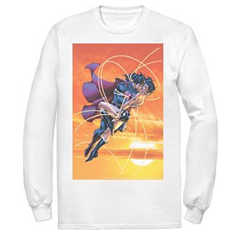 Men's DC Comics Superman & Wonder Woman The Kiss Tee