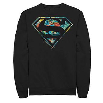 Men's DC Comics Superman Face Logo Sweatshirt