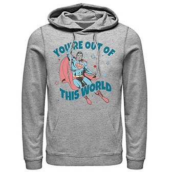 Men's DC Comics Superman "You're Out Of This World" Hoodie