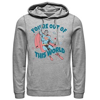 Men's DC Comics Superman "You're Out Of This World" Hoodie