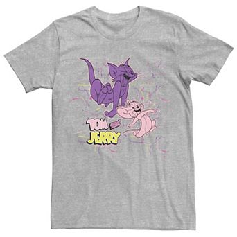 Men's Looney Tunes Tom & Jerry Splatter Paint Poster Tee