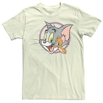 Men's Looney Tunes Tom & Jerry Distorted Portrait Tee