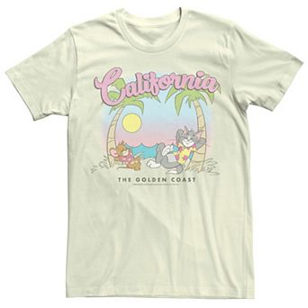 Men's Looney Tunes Tom & Jerry California Beach Portrait Tee