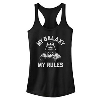 Juniors' Star Wars My Galaxy My Rules Tank Top