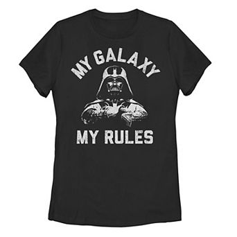 Juniors' Star Wars My Galaxy My Rules Tee