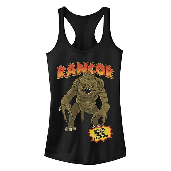 Juniors' Star Wars Rancor Always Hungry Never Satisfied Tank Top