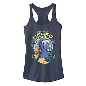 Disney / Pixar's Finding Dory Juniors' Cheerful Mother's Day Graphic Tank Top