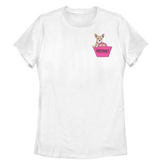 Juniors' Legally Blonde 2 Bruiser Faux-Pocket Graphic Tee
