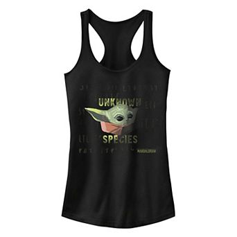 Juniors' Star Wars The Mandalorian The Child aka Baby Yoda Unknown Species Tank Top