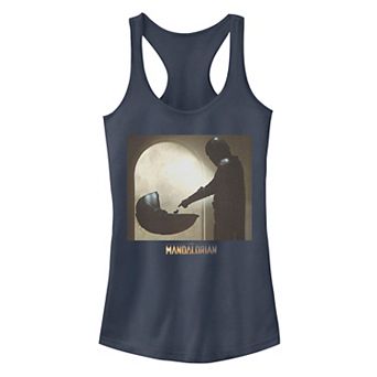 Juniors' Star Wars The Mandalorian The Child aka Baby Yoda The First Meeting Tank Top