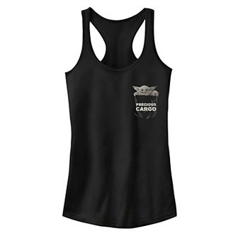 Juniors' Star Wars The Mandalorian The Child aka Baby Yoda Precious Cargo Tank Top