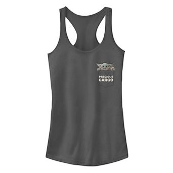 Juniors' Star Wars The Mandalorian The Child aka Baby Yoda Precious Cargo Tank Top