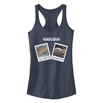 Juniors' Star Wars The Mandalorian The Child Photo Memories Tank Top