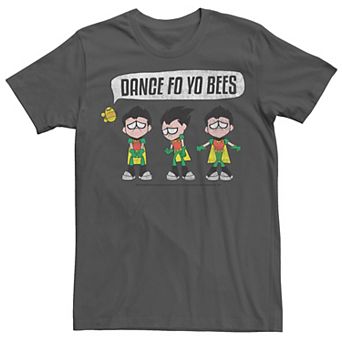 Men's DC Comics Teen Titans Go! Robin Dance Fo Yo Bees Tee