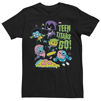 Men's DC Comics Teen Titans Go! Group Shot Neon Portrait Tee