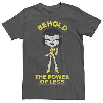Men's DC Comics Teen Titans Go! Raven Behold The Power Of Legs Tee