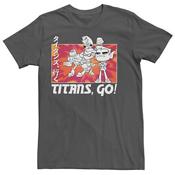 Men's DC Comics Teen Titans Go! Kanji Group Shot Tee