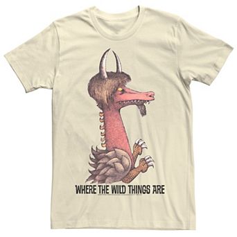 Men's Where The Wild Things Are Long Neck Monster Portrait Tee