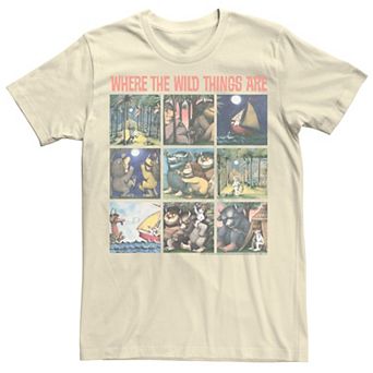 Men's Where The Wild Things Are Story Panels Tee