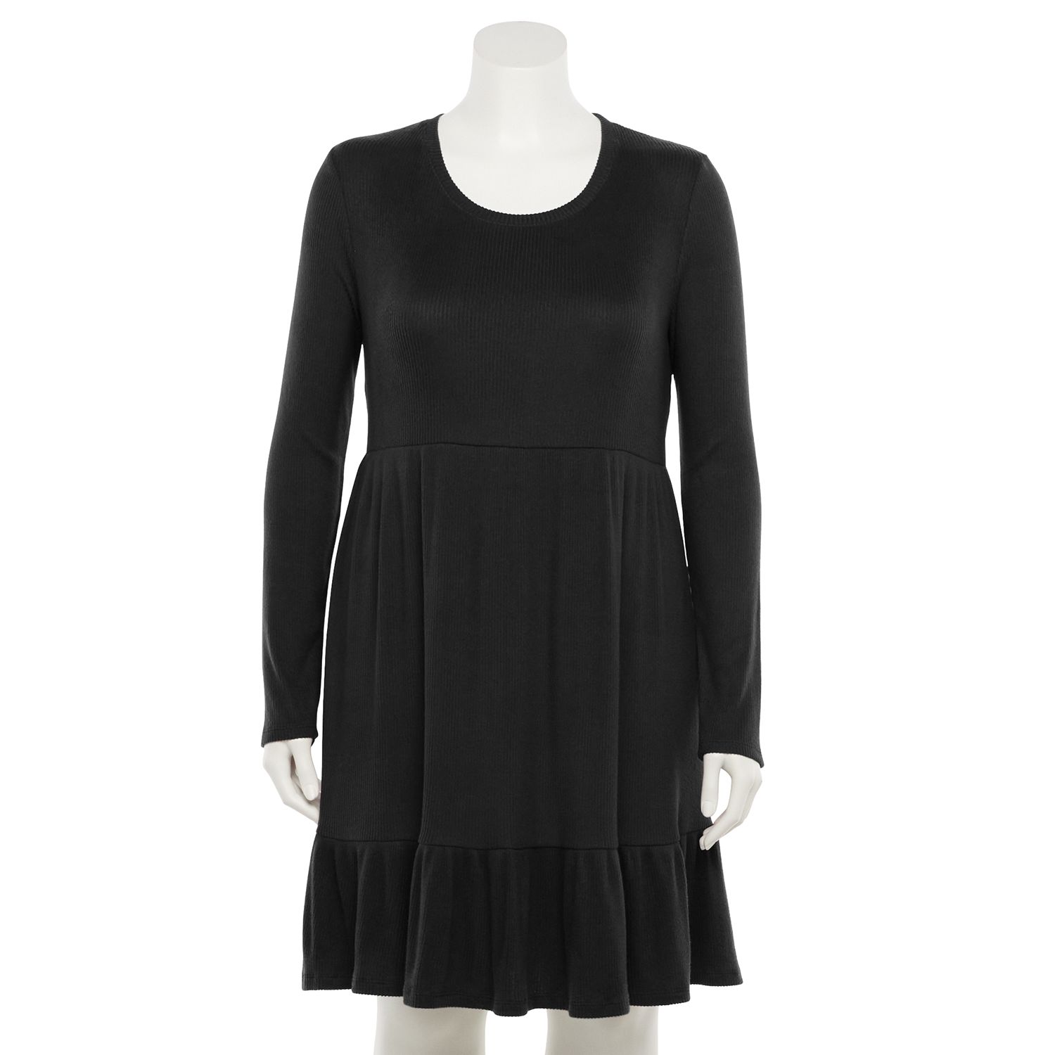 junior plus size black dresses