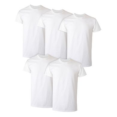Hanes Ultimate 4+1 Bonus Pack Men's ComfortSoft Cotton Blend Crewneck Undershirt