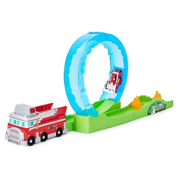 PAW Patrol True Metal Ultimate Fire Rescue Track Set with Exclusive  Marshall Die-Cast Vehicle