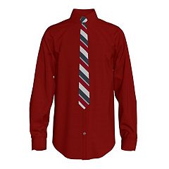 Boys Van Heusen Kids Big Kids Clothing Kohl S - black shirt with red button bow tie up roblox