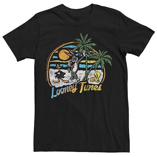 Men's Looney Tunes Distressed Beach Day Tee