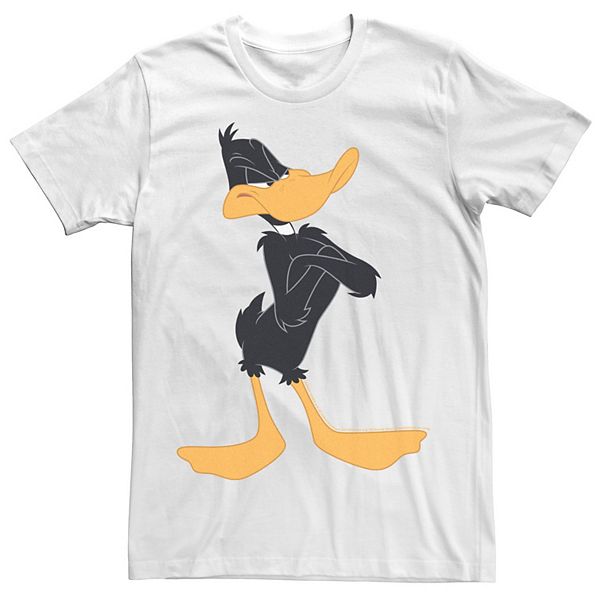 Men's Looney Tunes Daffy Duck Arms Crossed Portrait Tee