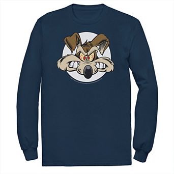 Men's Looney Tunes Wile E. Coyote Angry Big Face Tee