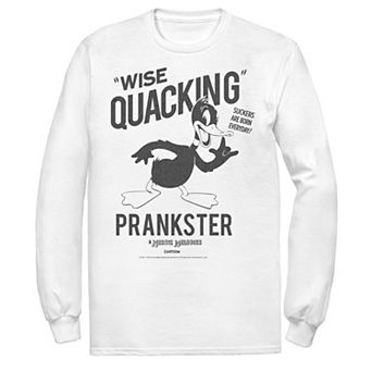 Men's Looney Tunes Daffy Duck Wise Quacking Prankster Tee