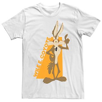 Men's Looney Tunes Wile E. Coyote Orange Hue Portrait Tee